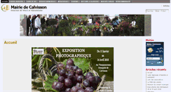 Desktop Screenshot of calvisson.com